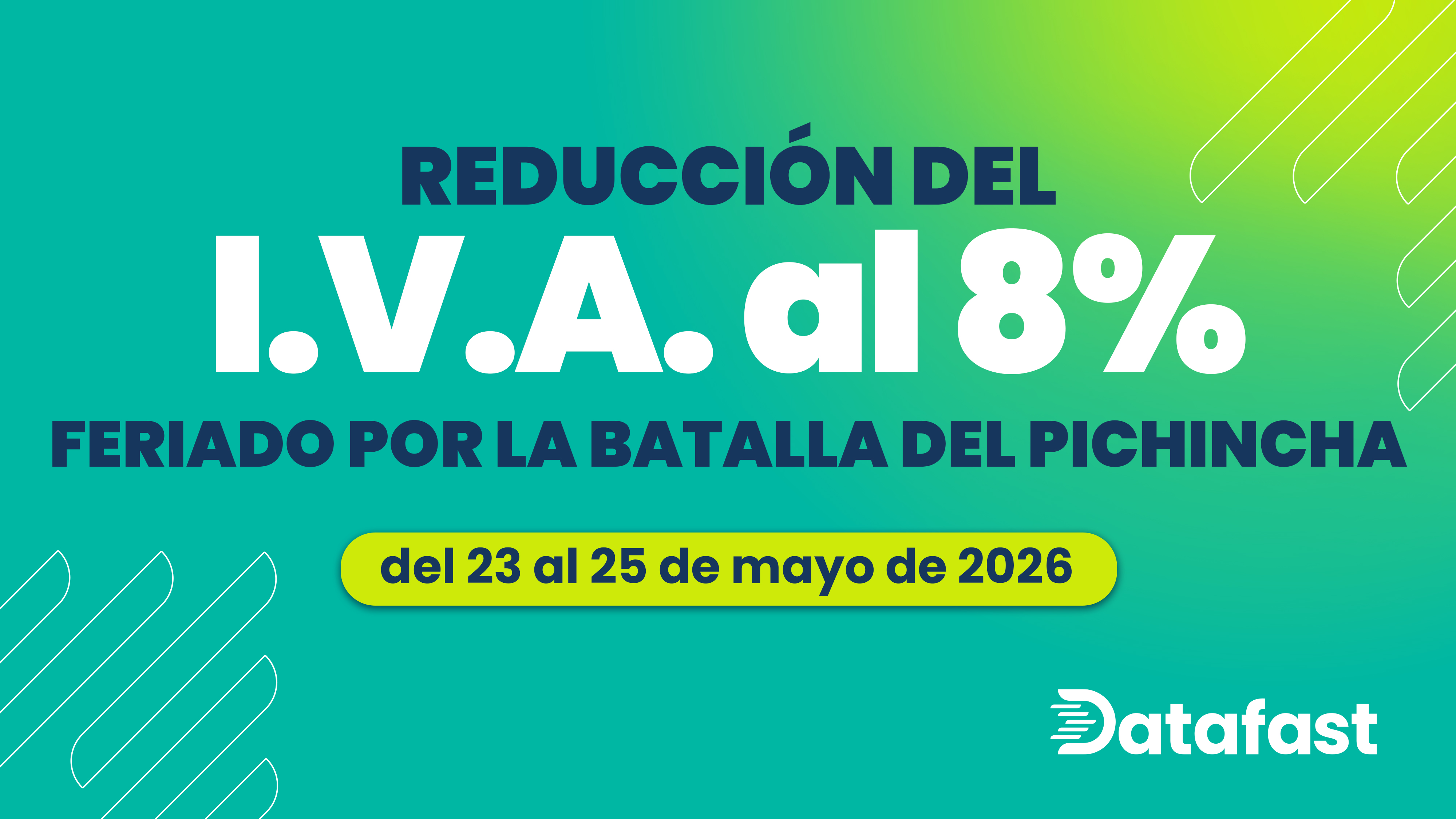 Operaciones a realizar en tus productos Datafast de acuerdo al decreto Nº 391 - Datafast